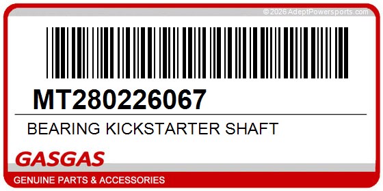 GasGas MT280226067 Bearing Kickstarter Shaft