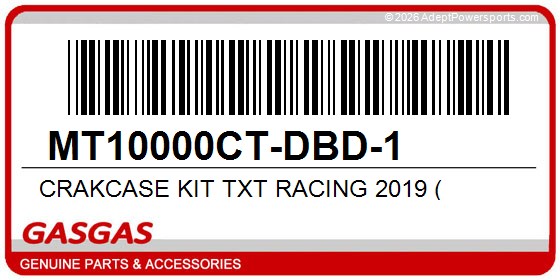 GasGas MT10000CT-DBD-1 Crakcase Kit Txt Racing 2019 (