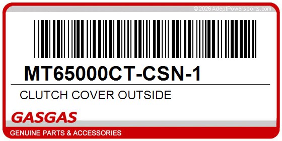 GasGas MT65000CT-CSN-1 Clutch Cover Outside