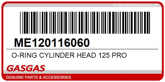 GasGas ME120116060 O-Ring Cylinder Head 125 Pro