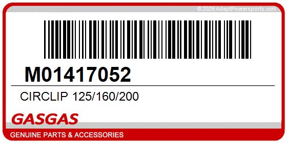 GasGas M01417052 Circlip 125/160/200