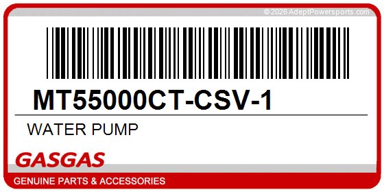 GasGas MT55000CT-CSV-1 Water Pump
