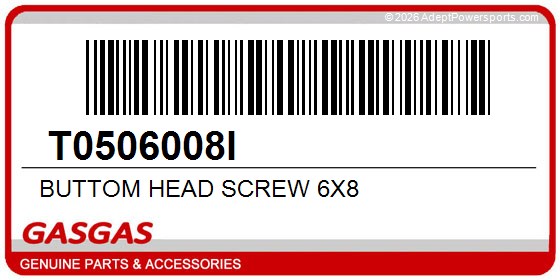 GasGas T0506008I Buttom Head Screw 6X8