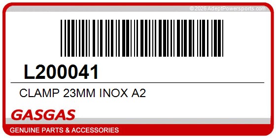 GasGas L200041 Clamp 23Mm Inox A2