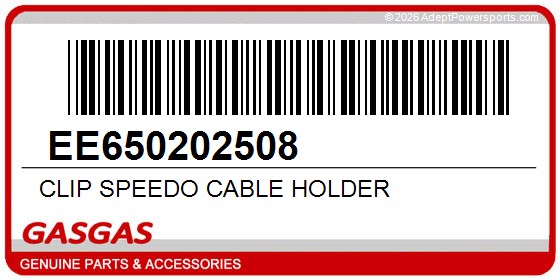 GasGas EE650202508 Clip Speedo Cable Holder