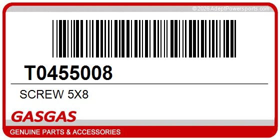 GasGas T0455008 Screw 5X8