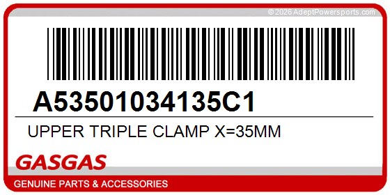 GasGas A53501034135C1 Upper Triple Clamp X=35Mm