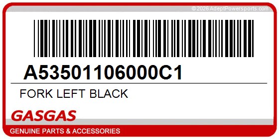 GasGas A53501106000C1 Fork Left Black