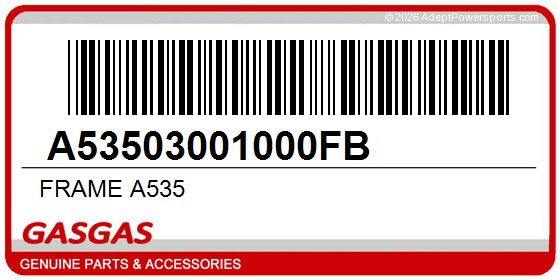 GasGas A53503001000FB Frame A535