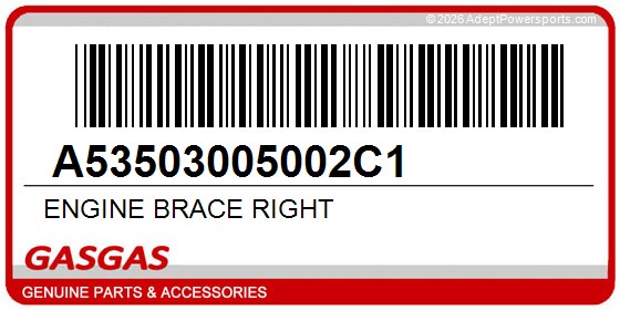 GasGas A53503005002C1 Engine Brace Right