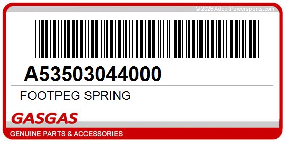GasGas A53503044000 Footpeg Spring