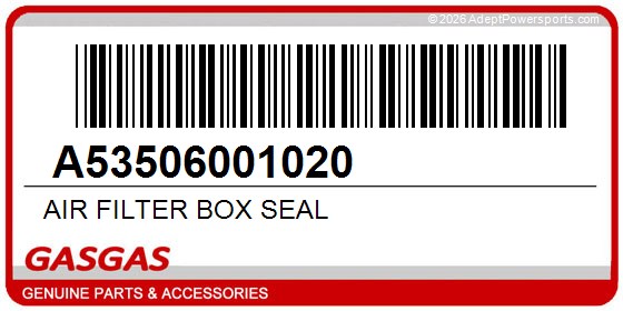 GasGas A53506001020 Air Filter Box Seal