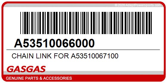 GasGas A53510066000 Chain Link For A53510067100