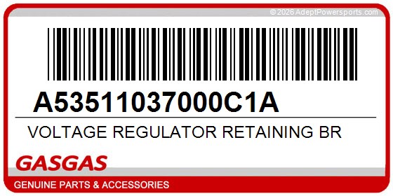 GasGas A53511037000C1A Voltage Regulator Retaining Br