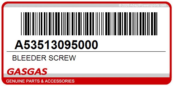 GasGas A53513095000 Bleeder Screw