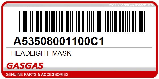 GasGas A53508001100C1 Headlight Mask