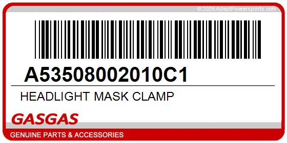 GasGas A53508002010C1 Headlight Mask Clamp