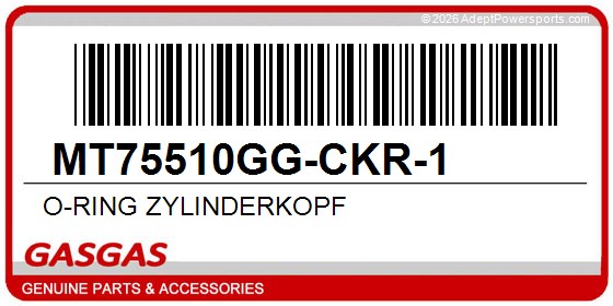 GasGas MT75510GG-CKR-1 O-Ring Zylinderkopf