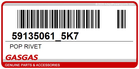 GasGas 59135061_5K7 Pop Rivet
