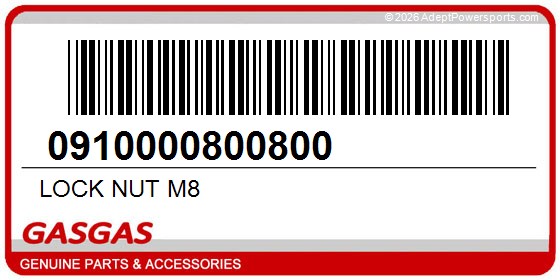 GasGas 0910000800800 Lock Nut M8