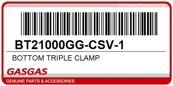 GasGas BT21000GG-CSV-1 Bottom Triple Clamp