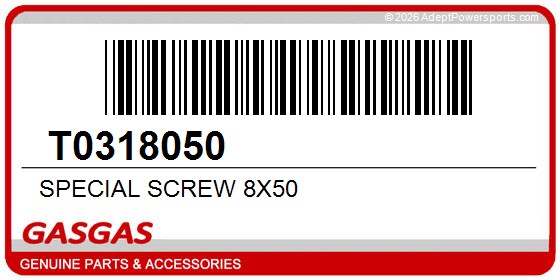 GasGas T0318050 Special Screw 8X50