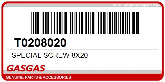 GasGas T0208020 Special Screw 8X20