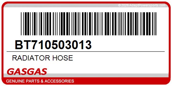 GasGas BT710503013 Radiator Hose