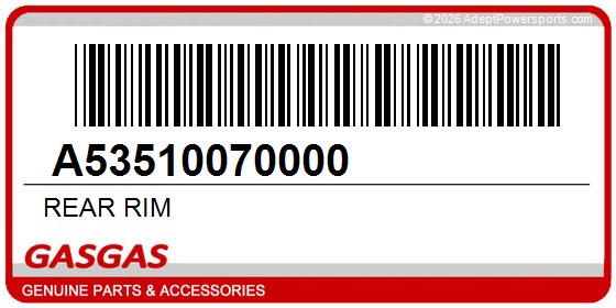 GasGas A53510070000 Rear Rim