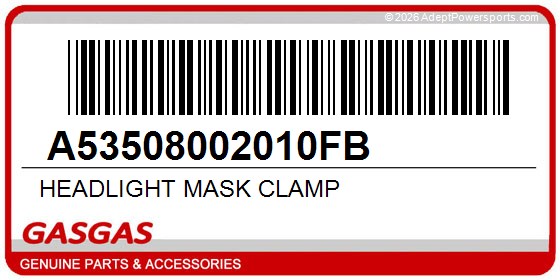 GasGas A53508002010FB Headlight Mask Clamp