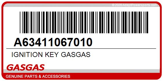 GasGas A63411067010 Ignition Key Gasgas