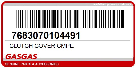 GasGas 7683070104491 Clutch Cover Cmpl.