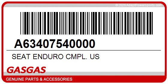 GasGas A63407540000 Seat Enduro Cmpl. Us