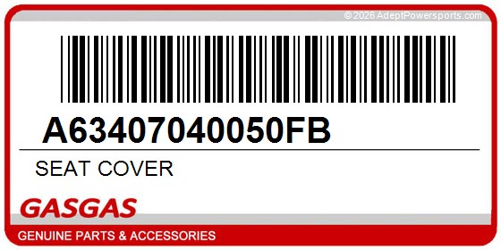 GasGas A63407040050FB Seat Cover