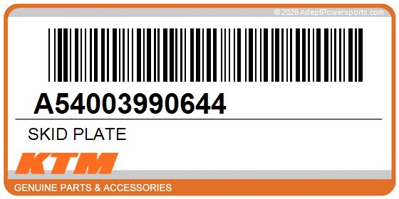 KTM A54003990644 Skid Plate