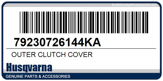 Husqvarna 79230726144KA Outer Clutch Cover
