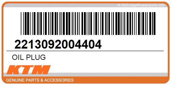 KTM 2213092004404 Oil Plug