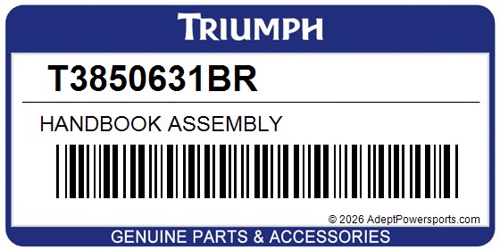 Triumph T3850631BR Handbook Assembly