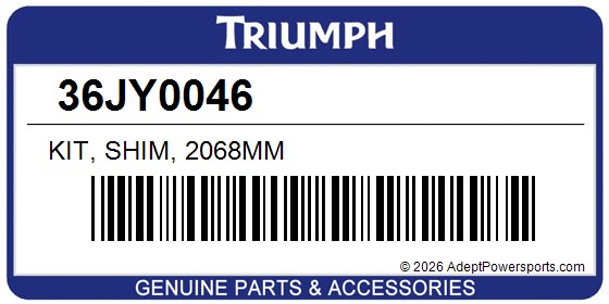 Triumph 36JY0046 Kit, Shim, 2068Mm