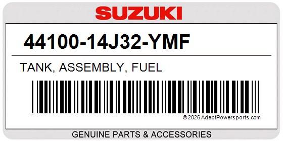Suzuki 44100-14J32-YMF Tank, Assembly, Fuel
