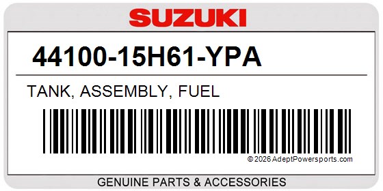 Suzuki 44100-15H61-YPA Tank, Assembly, Fuel