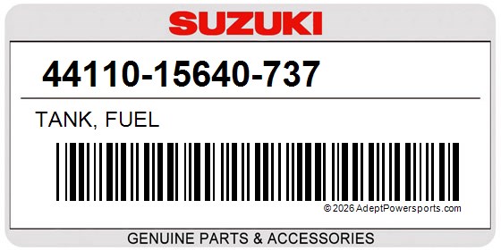 Suzuki 44110-15640-737 Tank, Fuel