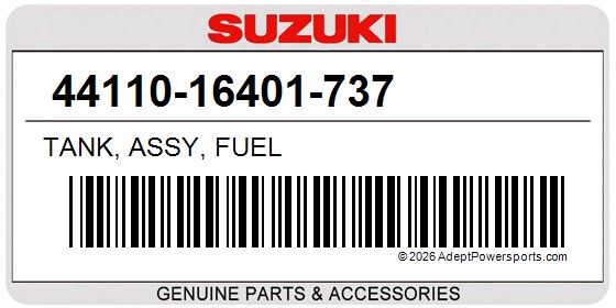 Suzuki 44110-16401-737 Tank, Assy, Fuel