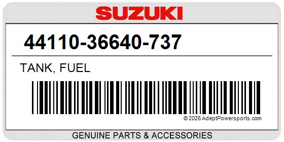 Suzuki 44110-36640-737 Tank, Fuel