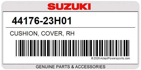 Suzuki 44176-23H01 Cushion, Cover, Rh