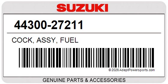 Suzuki 44300-27211 Cock, Assy, Fuel