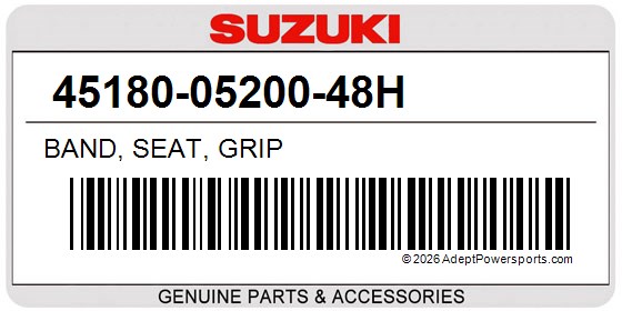 Suzuki 45180-05200-48H Band, Seat, Grip