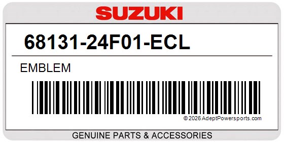 Suzuki 68131-24F01-ECL Emblem