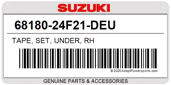 Suzuki 68180-24F21-DEU Tape, Set, Under, Rh