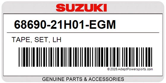 Suzuki 68690-21H01-EGM Tape, Set, Lh